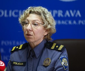 05.01.2023., Zagreb - Tematska konferencija za medije na temu pocinjena kaznenog djela „Tesko ubojstvo“ i „Tesko ubojstvo u pokusaju“.
Na konferenciji su govorile Nikolina Grubisic Pozar, voditeljica Odjela maloljetnicke delinkvencije i kriminaliteta na stetu mladezi i obitelji, Vesna Drobac, predstojnica Centra za socijalnu skrb Zagreb- podruznica Pescenica i Marija Goatti, voditeljica sluzbe za izvjestajnu analitiku i odnose s javnoscu Policijske uprave zagrebacke Photo: Emica Elvedji/PIXSELL