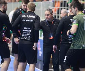 07.02.2023., Sportska dvorana OS kralja Tomislava, Nasice - EHF Europska liga, skupina C, 7. kolo, RK Nexe - Skjern Handbold. Trener Nexea Branko Tamse Photo: Davor Javorovic/PIXSELL
