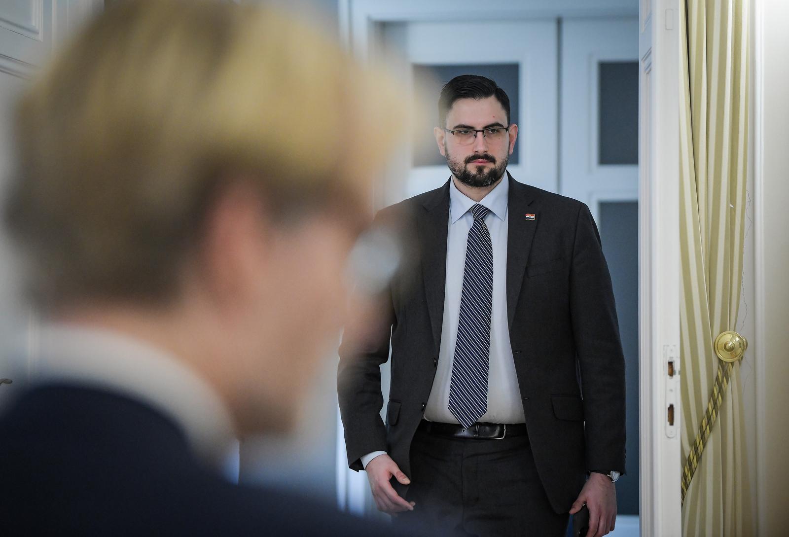 07.03.2023., Zagreb -  Glasnogovornik Vlade Marko Milic. Photo: Josip Regovic/PIXSELL
