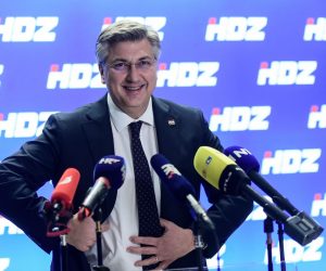 7.3.2023., Zagreb - Premijer Andrej Plenkovic dao je izjavu za medije nakon sjednice sireg Predsjednistva HDZ-a. Photo: Neva Zganec/PIXSELL