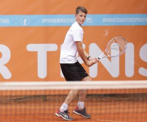 07.06.2020., Osijek - Hrvatski Premier Tenis, turnir humanitarnog karaktera u organizaciji Donne Vekic i njezine obitelji uz pokroviteljstvo Hrvatskog teniskog saveza. Photo: Dubravka Petric/PIXSELL