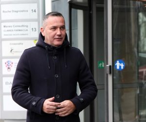 08.02.2023., Zagreb - Izjava predsjednika Hrvatskog nogometnog saveza Marijana Kustica povodom smrti Miroslava Cire Blazevica. Photo: Goran Stanzl/PIXSELL