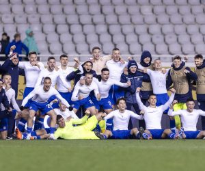 08.02.2023., Split - Utakmica doigravanja juniorske Lige prvaka: Hajduk-Sahtar.
Photo: Miroslav Lelas/PIXSELL Photo: Miroslav Lelas/PIXSELL