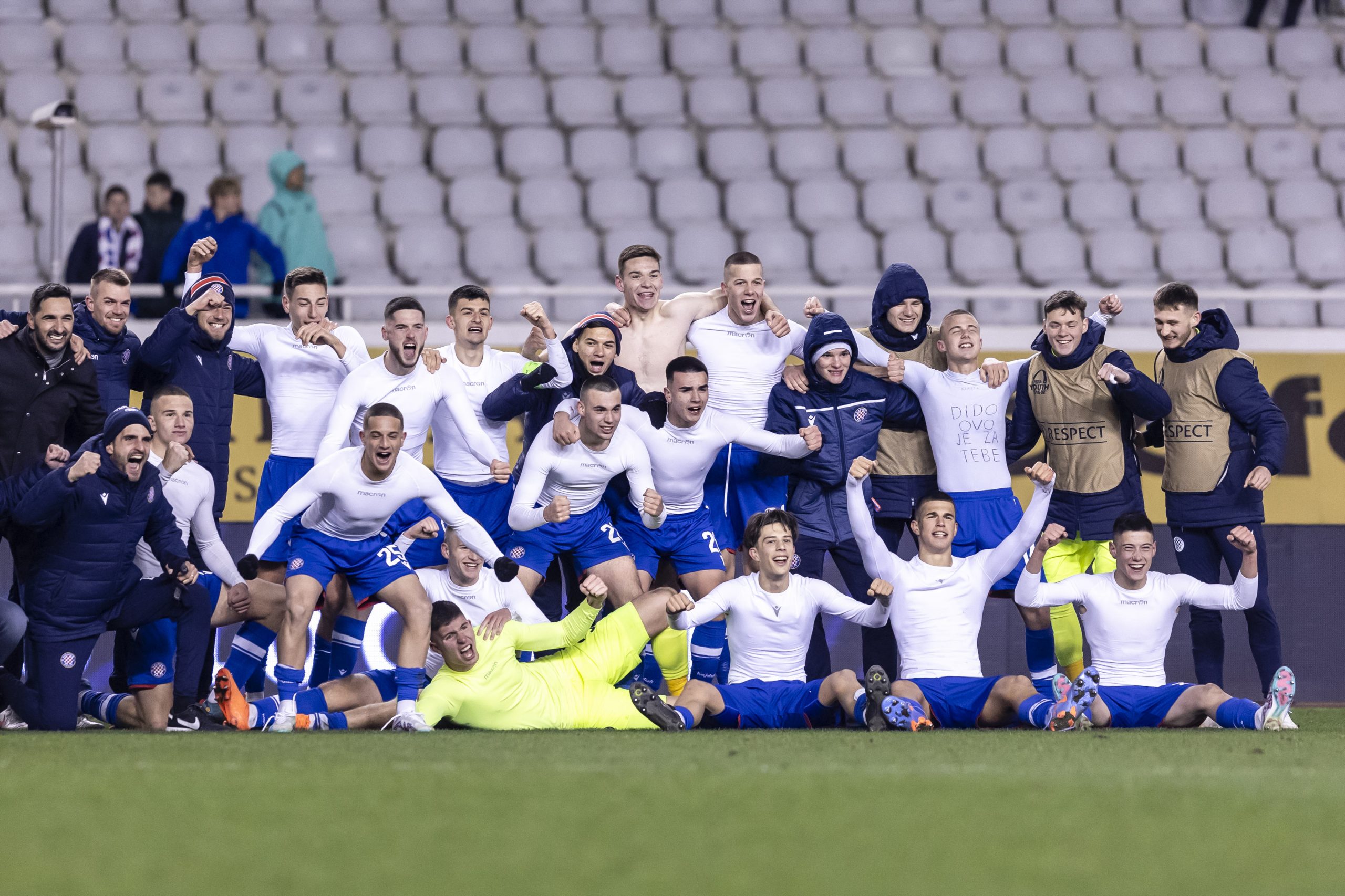 08.02.2023., Split - Utakmica doigravanja juniorske Lige prvaka: Hajduk-Sahtar.
Photo: Miroslav Lelas/PIXSELL Photo: Miroslav Lelas/PIXSELL