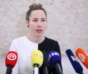 08.03.2023., Zagreb - Na konferenciji za medije odrzanoj u Saboru zastupnica Marija Selak Raspudic govorila je o aktualnim temama. Photo: Patrik Macek/PIXSELL