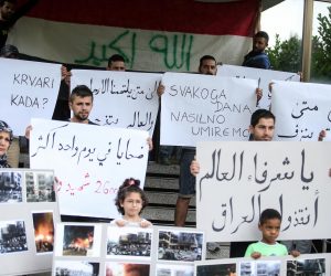 08.07.2016., Zagreb - Iracke izbjeglice u hotelu Porin odrzale su konferenciju za medije kako bi upozorili da je Irak i dalje opasna zemlja u kojoj svakodnevno gine veliki broj ljudi. r Photo: Petar Glebov/PIXSELL