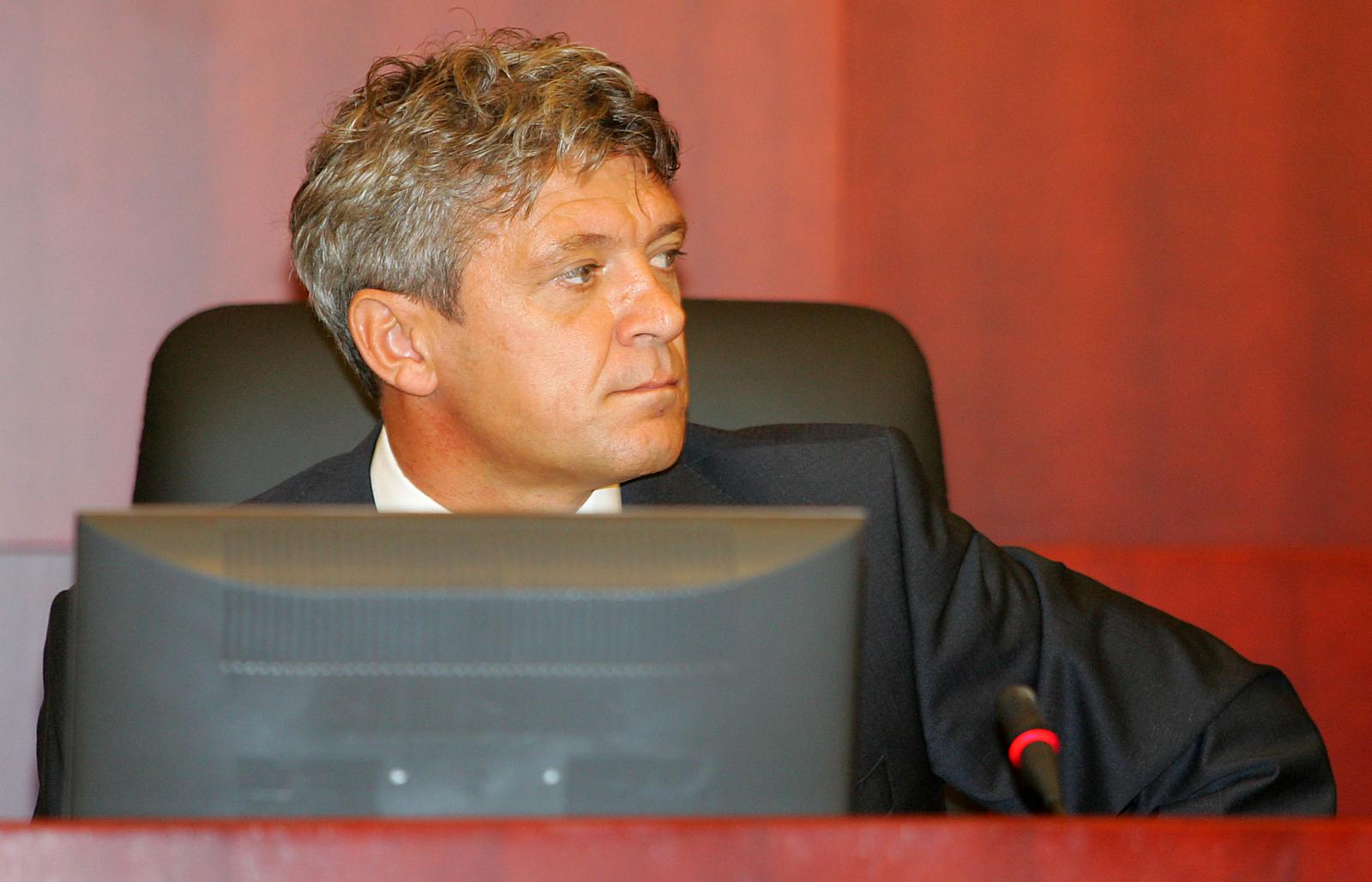 29.09.2006., Zagreb - Na Zupanijskom sudu pocelo obnovljeno sudjenje za otmicu maloljetnog sina umirovljenog generala Vladimira Zagorca. Sudac Ivica Turudic  Photo: Igor Kralj/PIXSELL