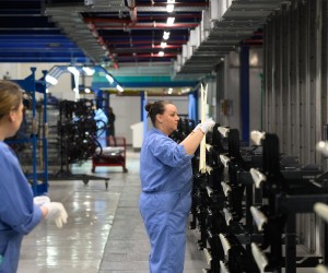 09.02.2023., Zagreb - U prostoru tvrtke AD Plastik, Jankomir 5 odrzano je svecano urucenje Ford Q1 certifikata zagrebackoj tvornici AD Plastik grupe. Ford Q1 certifikat smatra se pokazateljem izuzetne kvalitete u automobilskoj industriji diljem svijeta i dodjeljuje se dobavljacima koji su postigli izvrsnost prema različitim kriterijima. Pogoni tvrtke AD Plastik.
 Photo: Davor Puklavec/PIXSELL
