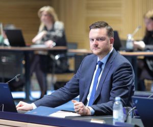 09.03.2023., Zagreb - Ministar financija Marko Primorac na sjednici Vlade Republike Hrvatske u Nacionalnoj i sveucilisnoj knjiznici. Photo: Tomislav Miletic/PIXSELL