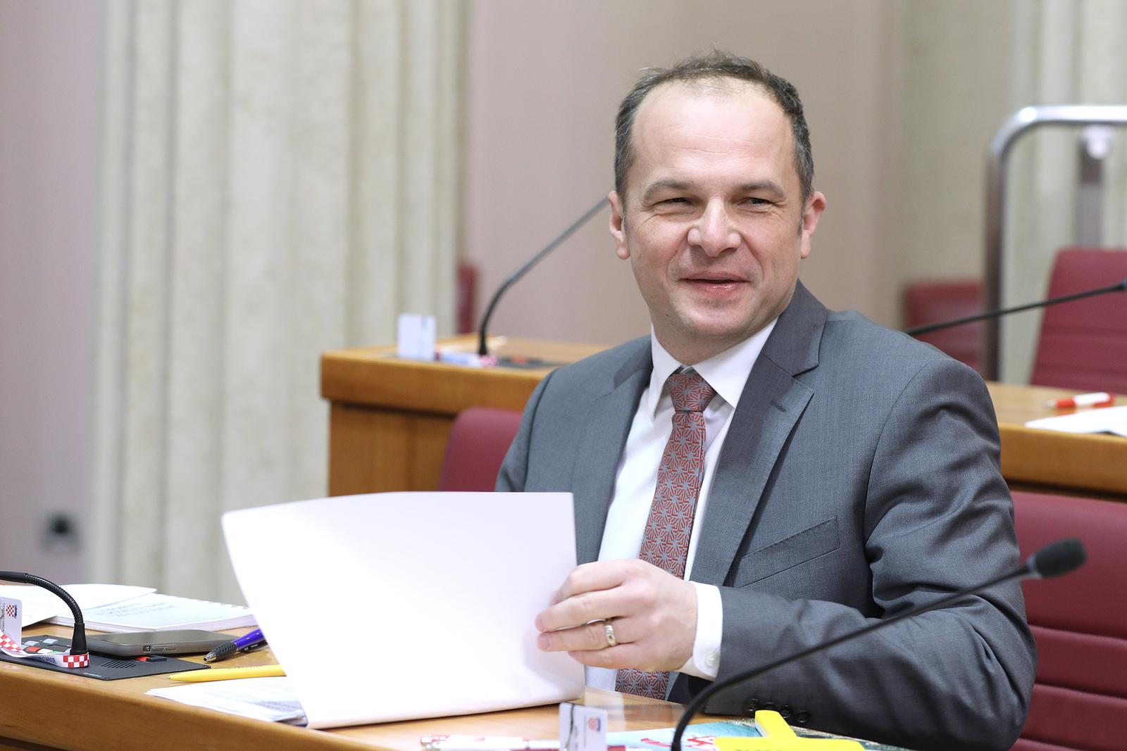 10.02.2023., Zagreb - Sabor 15. sjednicu nastavlja raspravom o nacionalnom programu protuminskog djelovanja Republike Hrvatske do 2026. godine. Photo: Patrik Macek/PIXSELL