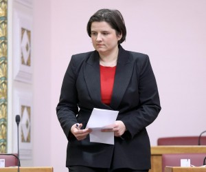10.02.2023., Zagreb - Sabor 15. sjednicu nastavlja raspravom o nacionalnom programu protuminskog djelovanja Republike Hrvatske do 2026. godine. Photo: Patrik Macek/PIXSELL