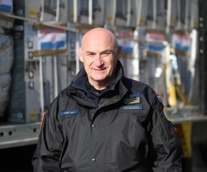 10.02.2023.,Jastrebarsko - Prema Turskoj danas krece konvoj humanitarne pomoci.Republici Turskoj Vlada RH salje hranu, satore, krevete, vrece za spavanje, deke, grijalice te medicinsku i sanitetsku opremu, u ukupnoj protuvrijednosti  819.601,50 eura. Ravnatelj Ravnateljstva civilne zastite dr.sc. Damir Trut  Photo: Slaven Branislav Babic/PIXSELL