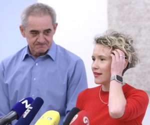 10.03.2023., Zagreb - Na konferenciji za medije odrzanoj u Saboru o o aktualnim temama govorila je Ivana Kekin. Photo: Patrik Macek/PIXSELL