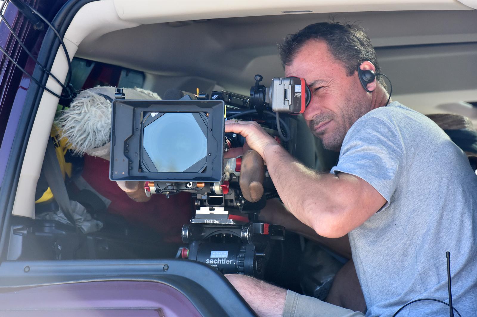 10.05.2017., Zadar - Jeremy Clarkson i Richard Hammond, dvojac emisije Top Gear, odnosno Grand Tour, snimali su nove nastavke ispred nekadasnje tvornice Maraska. rPhoto: Dino Stanin/PIXSELL