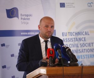 10, May, 2022, Belgrade - German Special Envoy for the Western Balkans Manuel Saracin spoke at the "Revitalization of EU Values" conference organized by the European Movement in Serbia and EU TACSO. Manuel Saracen. Photo: Amir Hamzagic/ATAImages

10, maj, 2022, Beograd - Specijalni izaslanik Vlade Nemacke za Zapadni Balkan Manuel Saracin govorio je na konferenciji "Revitalizacija EU vrednosti" koju organizuju Evropski pokret u Srbiji i EU TACSO. Photo: Amir Hamzagic/ATAImages Photo: Amir Hamzagic/ATAImages/PIXSELL