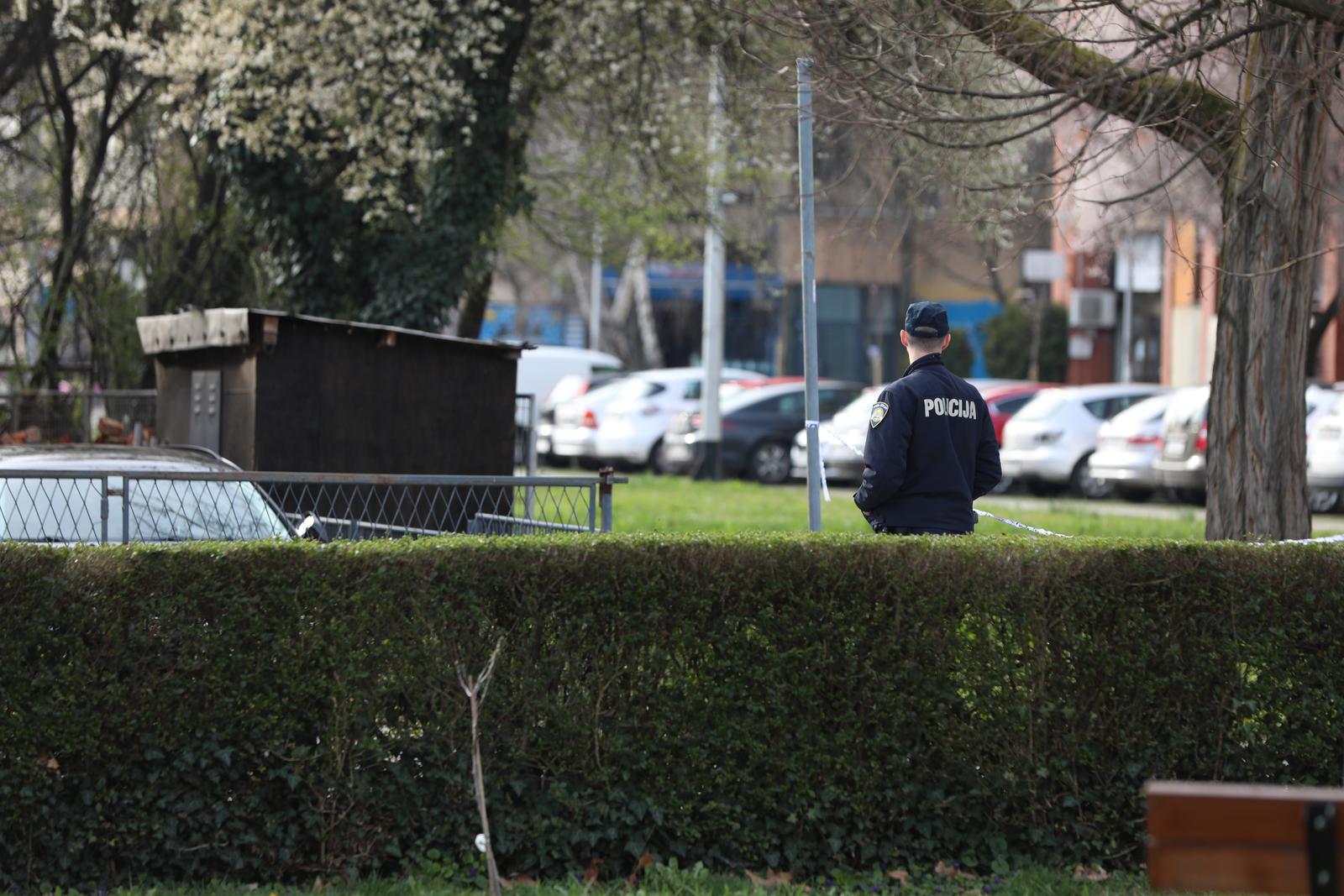 12.03.2023., Zagreb - Na Ferenscici gdje je izbio pozar policija je ogradila sire podrucje te sada vrsi kriminalisticko istrazivanje. Photo: Slaven Branislav Babic/PIXSELL