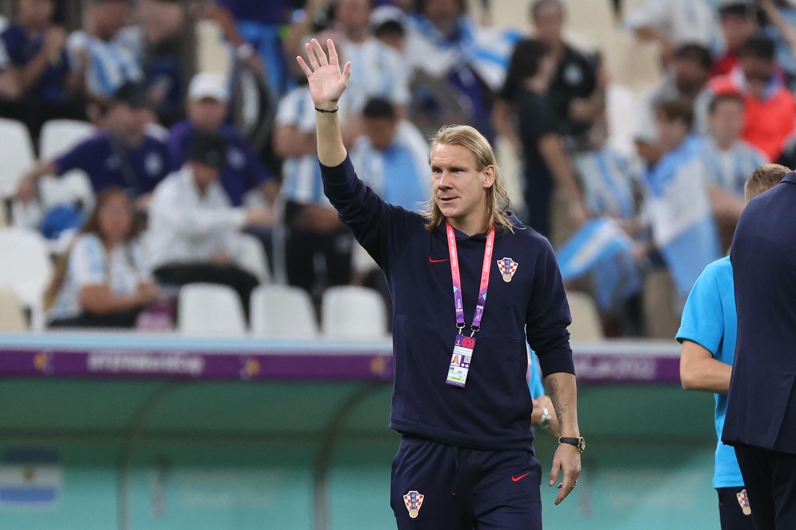 13.12.2022., stadion Lusail, Katar - FIFA Svjetsko prvenstvo, polufinale, Hrvatska - Argentina. Domagoj Vida Photo: Goran Stanzl/PIXSELL
