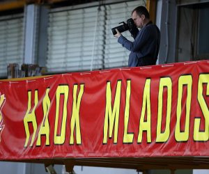 14.02.2023., Dom odbojke Bojan Stranic, Zagreb - MEVZA League Women 2022/2023, HAOK Mladost Zagreb - OK Calcit Kamnik. Damir Krajac, fotoreporter. Photo: Goran Stanzl/PIXSELL