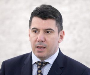 15.03.2023., Zagreb - Na konferenciji za medije o aktualnim temema govorio je zastupnik Nikola Grmoja. Photo: Patrik Macek/PIXSELL