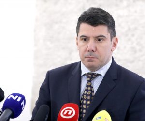 15.03.2023., Zagreb - Na konferenciji za medije o aktualnim temema govorio je zastupnik Nikola Grmoja. Photo: Patrik Macek/PIXSELL