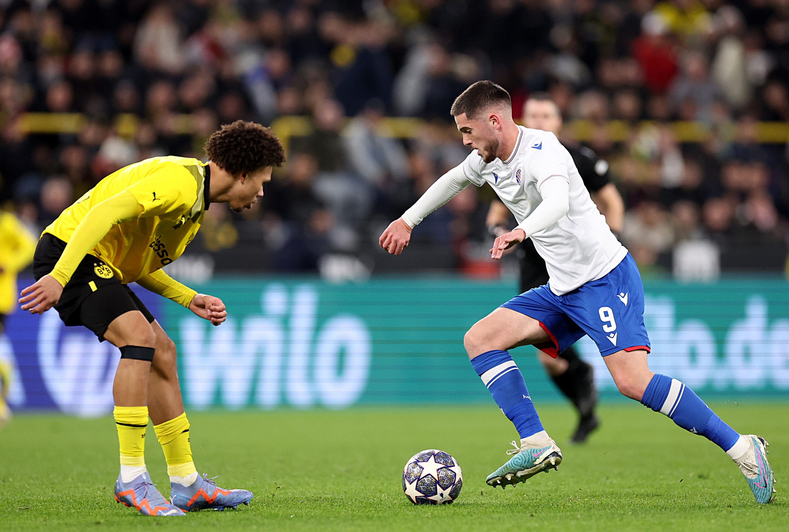 15.03.2023., stadion Signal Iduna Park, Dortmund, Njemacka - UEFA Liga prvaka mladih, cetvrtfinale, Borussia Dortmund - HNK Hajduk. Photo: Goran Stanzl/PIXSELL