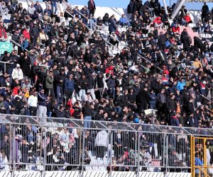 16.03.2023., Split -  Na Poljudu je organiziran docek juniorima HNK Hajduka koji su jucer pobijedili Borussiju Dortmund cime su se plasirali na zavrsni turnir juniorske Lige prvaka, medju cetiri najbolje juniorske momcadi u Europi.   Photo: Ivo Cagalj/PIXSELL