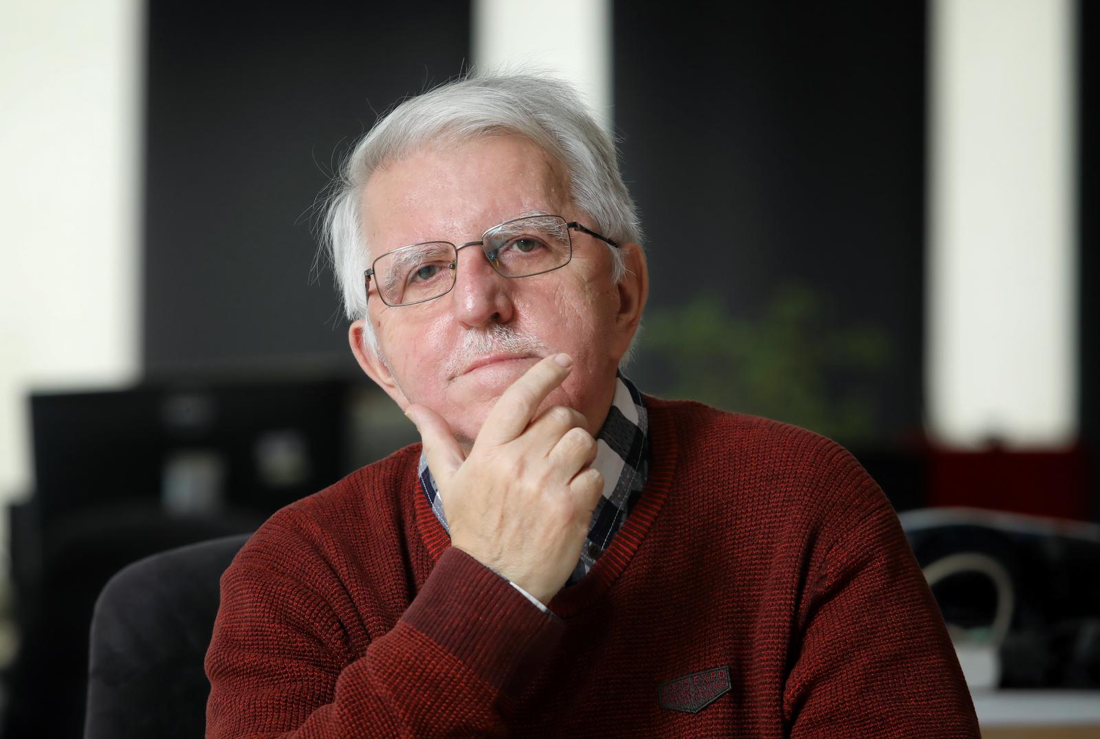 16.12.2020.Zagreb- Branko Tudjen, bivsi glavni urednik Vecernjeg lista i publicist."nPhoto: Boris Scitar/Vecernji list/PIXSELL