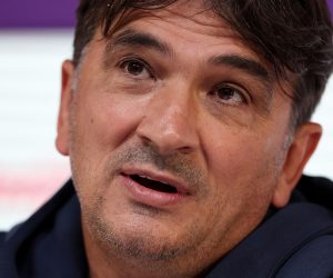 16.12.2022., Qatar National Convention Centre, QNCC, Doha, Katar - Konferencija za medije Hrvatske nogometne reprezentacije dan uoci utakmice za trece mjesto Hrvatska - Maroko na SP u Kataru. Izbornik Hrvatske Zlatko Dalic, Mateo Kovacic, Tomislav Pacak. 
 Photo: Goran Stanzl/PIXSELL