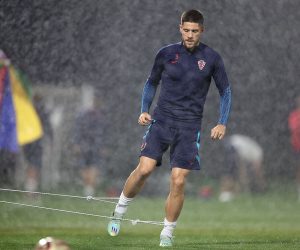 16.12.2022., Al Ersal 3, Doha, Katar - Posljednji trening Hrvatske nogometne reprezentacije na trening kampu Al Ersal 3 u Dohi na SP u Kataru dan uoci utakmice za trece mjesto Hrvatska - Maroko. 
 Photo: Goran Stanzl/PIXSELL