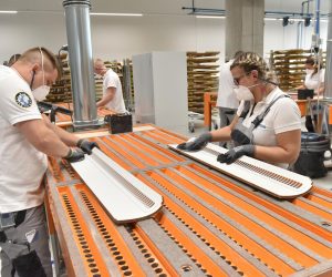 17.06.2022., Jakovlje - U Jakovlju je otvorena nova tvornica FACC koja proizvodi dijelove za zrakoplovnu industriju. Otvorenju je prisustvovao i premijer Andrej Plenkovic.  Photo: Davorin Visnjic/PIXSELL