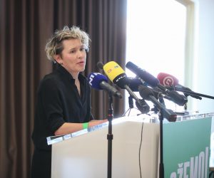 18.03.2023., Zagreb - Izborna sjednica Skupstine Mozemo! Ivana Kekin. Photo: Matija Habljak/PIXSELL