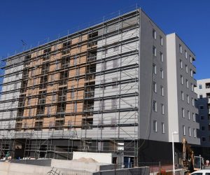 20.02.2023., Sibenik - Zavrsna faza radova na POS-ovim stanovima na Biocima u Sibeniku. Useljenje stanova planirano je za 01. listopada. Photo: Hrvoje Jelavic/PIXSELL
