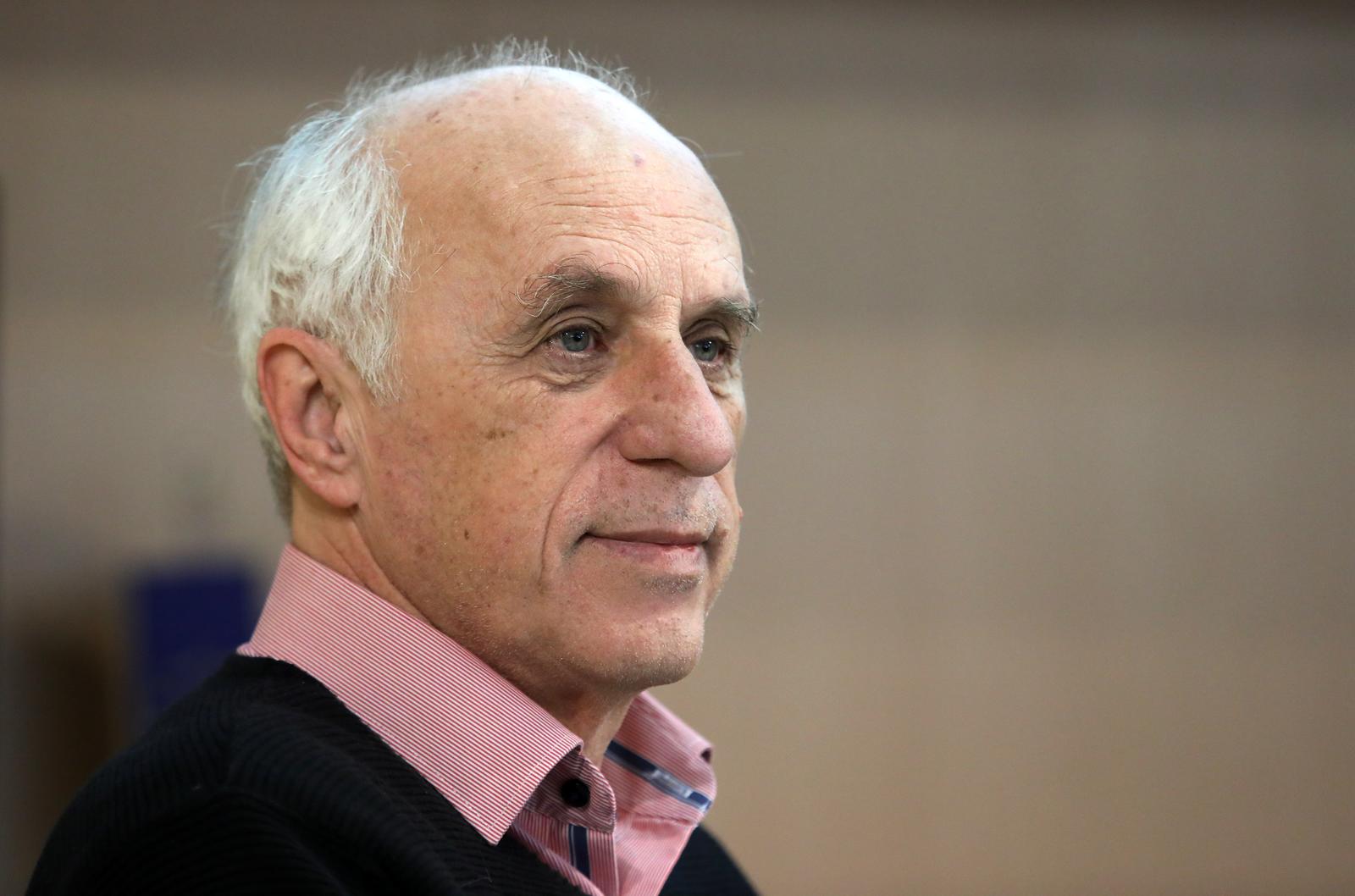 20.02.2023.,Sibenik-U gradskoj knjiznici predstavljena je knjiga  Luke Marottija Prozivljeni kadrovi.Na predstavljanju o autoru i knjizi govorili su Zdenka Bilusic,Luka Mjeda i sam autor Luka Marotti. Photo: Dusko Jaramaz/PIXSELL