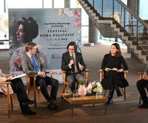 21.2.2023., Zagreb - U koncertoj dvorani Vatroslava Lisinskog odrzana je konferencija za medije povodom Festivala Dora Pejacevic povodom 100. godisnjice smrti skladateljice. Photo: Davorin Visnjic/PIXSELL