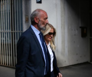 21.09.2022., Zagreb - Magdalena Dovecer dovedena je u prostorije HAMAG BICRO-a. Magdalena Dovecer uhicena je po nalogu Ureda europskog tuzitelja zbog sumnje da je namjestala natjecaj vrijedan milijuna kuca.  Photo: Zeljko Hladika/PIXSELL
