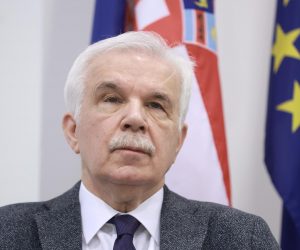 22.02.2023., Zagreb - Ured Europskog parlamenta u Hrvatskoj organizirao je panel na temu "Godisnjica rata u Ukrajini" u sklopu serijala Hrvatskoga radija "Eurotribina - perspektive i izazovi" koji se emitira iz Kuce Europe u Zagrebu. Mladen Vedris Photo: Sanjin Strukic/PIXSELL