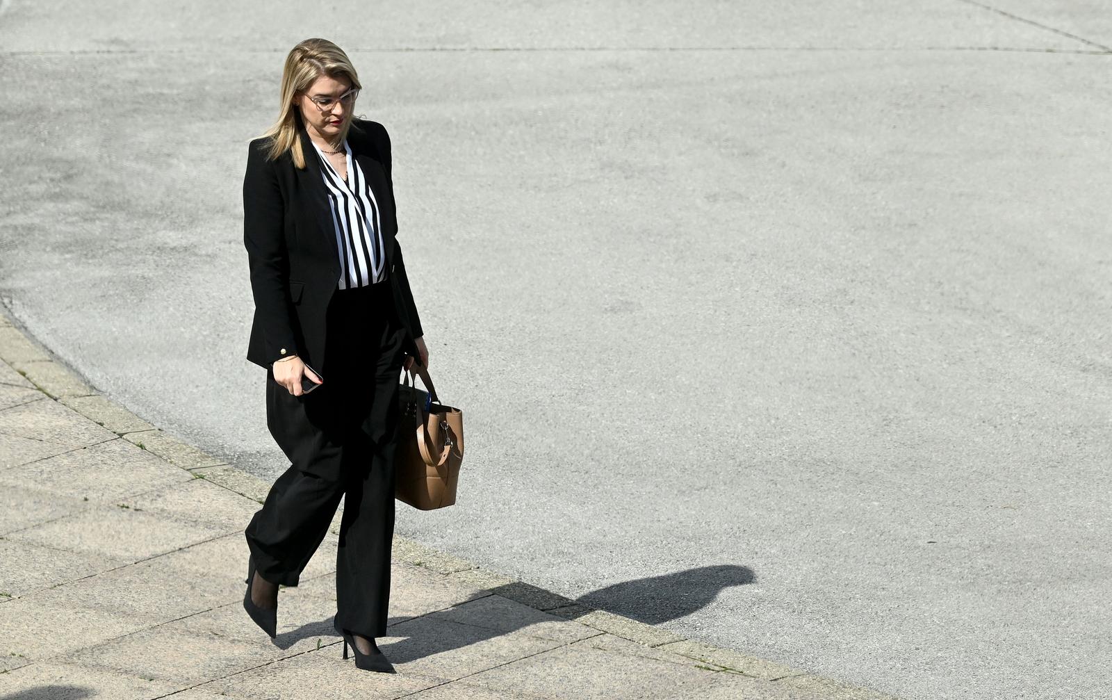 22.03.2023., Zagreb - Dolazak ministara na redovnu sjednicu vlade u NSK. Nikolina Brnjac Photo: Marko Lukunic/PIXSELL