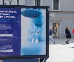 22.3.2023.., Rijeka -  Na Korzu postavljena izložba povodom Svjetskog dana voda Photo: Nel Pavletic/PIXSELL