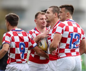 22.10.2022., NSC Stjepan Spajic, Zagreb - Europsko prvenstvo Trophy divizije, Hrvatska - Ukrajina. Nik Jurisic Photo: Slavko Midzor/PIXSELL