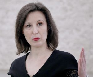 23.02.2023., Zagreb - Na konferenciji za medije odrzanoj u Saboru o raspravi o povjerenju premijeru i drugim temema govorila je zastupnica Dalija Oreskovic. Photo: Patrik Macek/PIXSELL