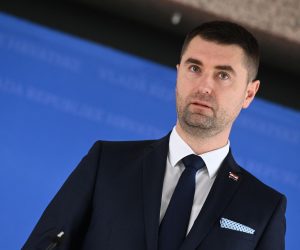 23.2.2023., Zagreb - U NSK je odrzana redovna sjednica Vlade Republike Hrvatske. Izjavu nakon sjednice dao je Davor Filipovic. Photo: Davorin Visnjic/PIXSELL