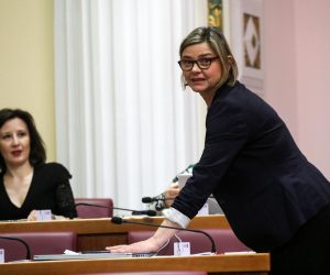23.02.2023. Zagreb - Sabor RH, Prijedlog za pokretanje pitanje povjerenja predsjedniku Vlade RH Andreju Plenkovicu - predlagatelji 33 zastupnika u Hrvatskome saboru Photo: Zeljko Hladika/PIXSELL