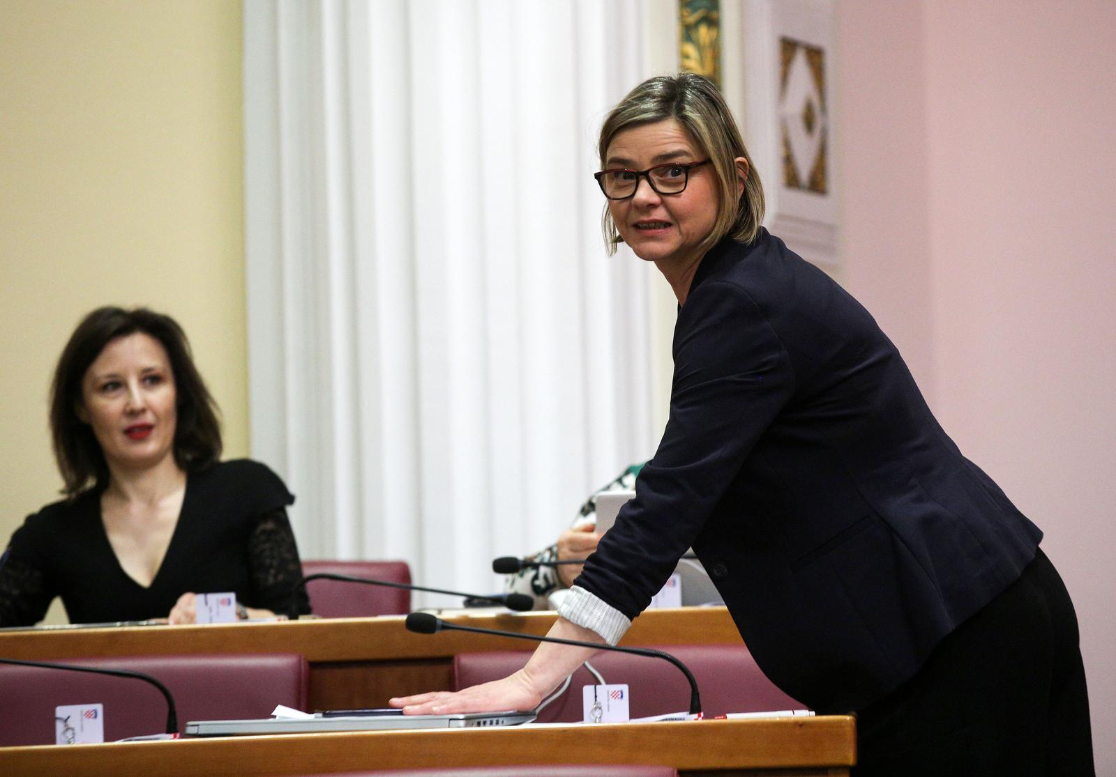 23.02.2023. Zagreb - Sabor RH, Prijedlog za pokretanje pitanje povjerenja predsjedniku Vlade RH Andreju Plenkovicu - predlagatelji 33 zastupnika u Hrvatskome saboru Photo: Zeljko Hladika/PIXSELL
