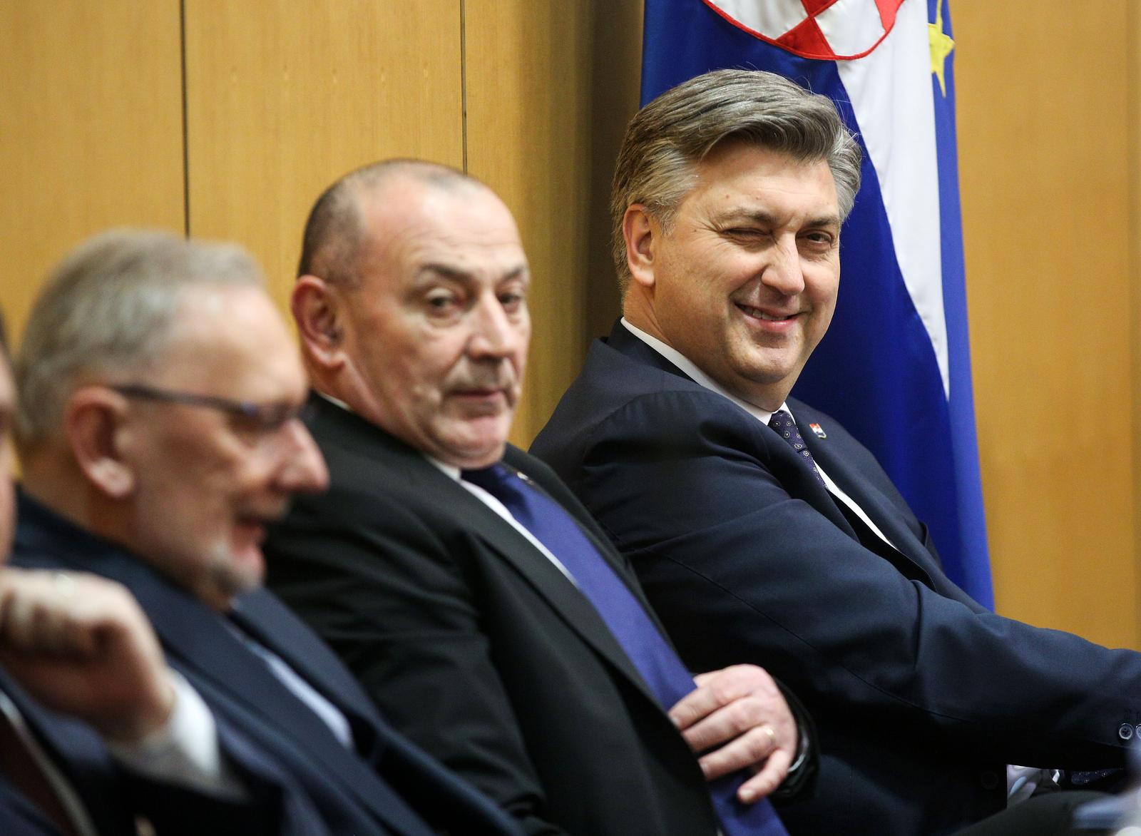 23.02.2023. Zagreb - Sabor RH, Prijedlog za pokretanje pitanje povjerenja predsjedniku Vlade RH Andreju Plenkovicu - predlagatelji 33 zastupnika u Hrvatskome saboru Photo: Zeljko Hladika/PIXSELL