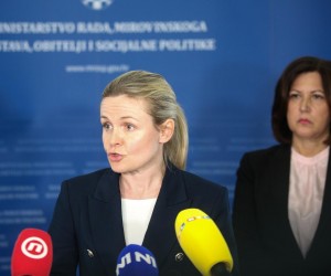 23.04.2021., Zagreb - Ravnateljica Uprave za obitelj i socijalnu politiku Marija Barilic dala je izjavu vezanu za nalaz Komore socijalnih radnika koji je ministarstvo zaprimilo. Photo: Zeljko Hladika/PIXSELL