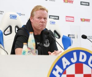 23.08.2017., Poljud, Split - Konferencija za medije trenera FC Everton Ronalda Koemana uoci  sutrasnje uzvratne utakmice doigravanja za Europsku ligu protiv Hajduka. r"nPhoto: Miranda Cikotic/PIXSELL