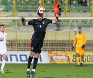 23.09.2022., Pula - Kvalifikacijska utakmica za Europsko prvenstvo 2023., Hrvatska U21 - Danska U21. Mario Vuskovic  Photo: Srecko Niketic/PIXSELL