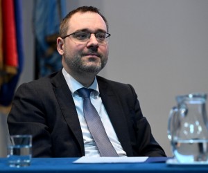 24.01.2022., Zagreb - Tribina Grada Zagreba, javna rasprava Glas ucenika za kvalitetnije gradjansko obrazovanje povodom Medjunarodnog dana obrazovanja. Luka Juros Photo: Marko Lukunic/PIXSELL