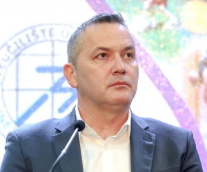 25.02.2023., Zagreb - 21. izdanje  medjunarodne konferencije Kondicijska priprema sportasa na Kinezioloskom fakultetu Sveucilista u Zagrebu. Panel: Hrvatski nogometni uspjeh - mudrost, ponos, zajednistvo. predsjednik Hrvatskog nogometnog saveza Marijan Kustic Photo: Igor Kralj/PIXSELL