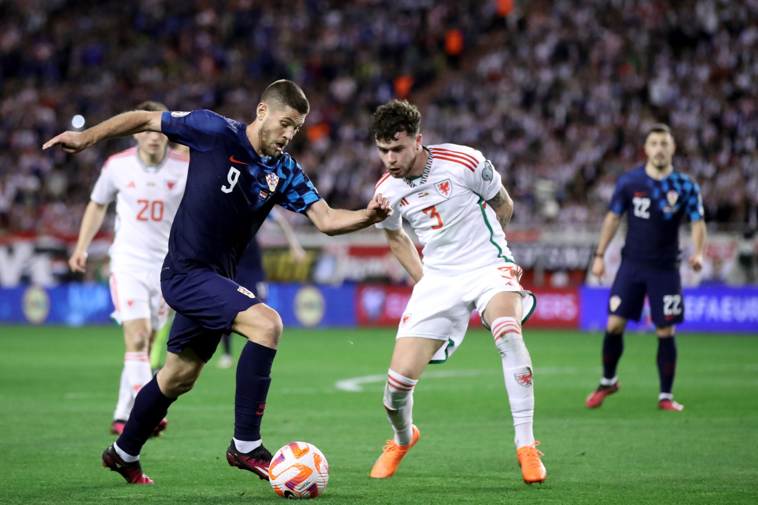 25.03.2023. Split, stadion Poljud  - Utakmica kvalifikacija za EURO 2024, Hrvatska – Wales. Photo: Matija Habljak/PIXSELL